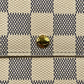 Louis Vuitton Damier Portefeille Sarah Long Wallet - White