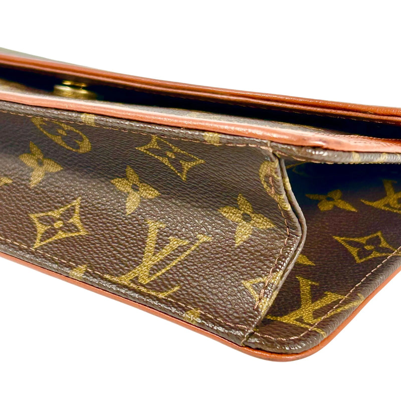 Louis Vuitton Monogram Pochette Dame Clutch Bag - Brown