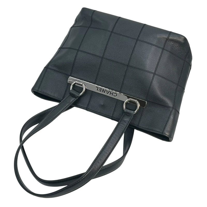 CHANEL Chocolate Bar Tote Bag - Black