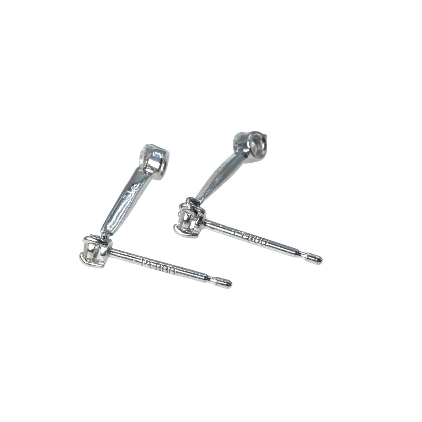 Pt900 Diamond Earring