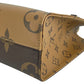 Louis Vuitton Gaint Monogram On The Go PM Hand Bag - Brown - M46373
