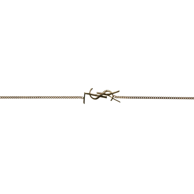 Saint Laurent YSL Logo Bracelet - Gold Plated