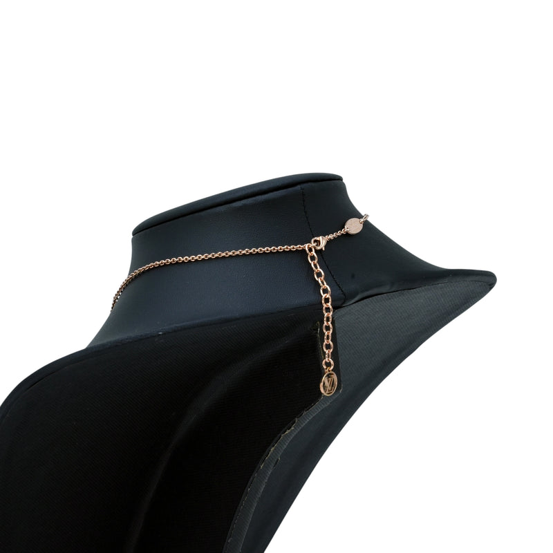 Louis Vuitton Essential V Necklace Rose Gold