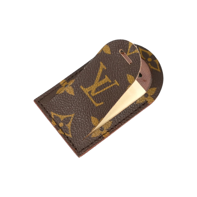 Louis Vuitton Monogram Luggage Name Tag - Brown
