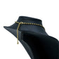 CHANEL Pearl Crystal Roller Skate Necklace - Gold Plated
