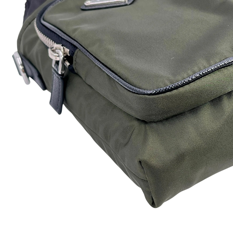 PRADA Re-Nylon Phone Case Shoulder Bag - Khaki