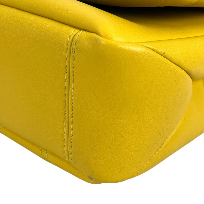 BVLGARI Serpenti Cabochon Chain Shoulder Bag - Yellow