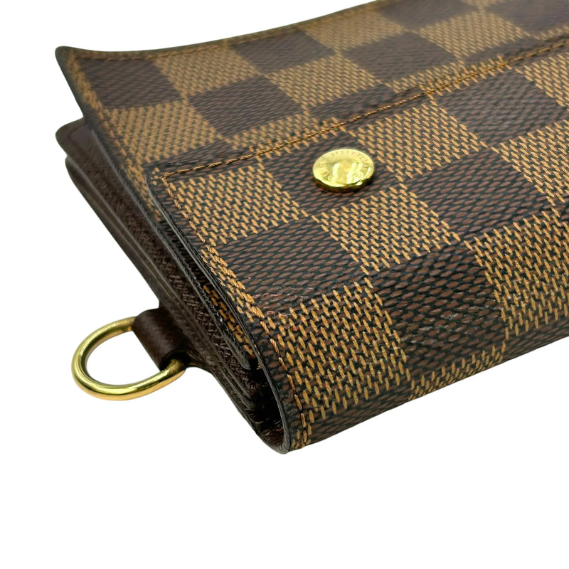 Louis Vuitton Damier Portefeuille Accordion Long Wallet - Brown