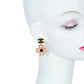 CHANEL Flower Motif Earring L23K - Black × Pink