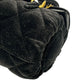CHANEL Matelasse Boston Velvet Mini Bag Shoulder Bag - Black