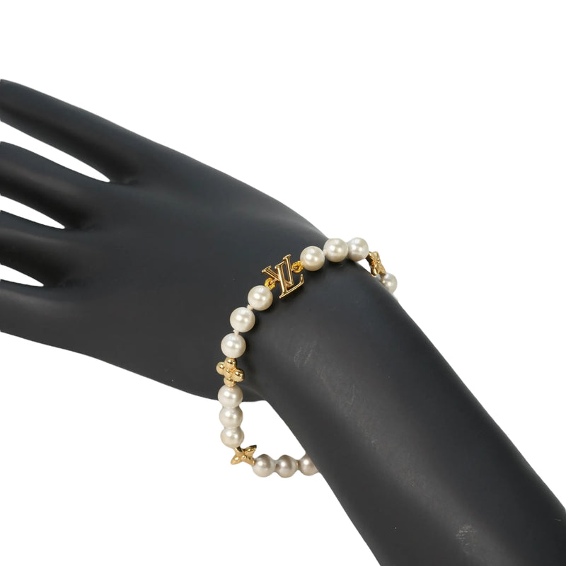Louis Vuitton My LV Pearl Bracelet - Gold Plated