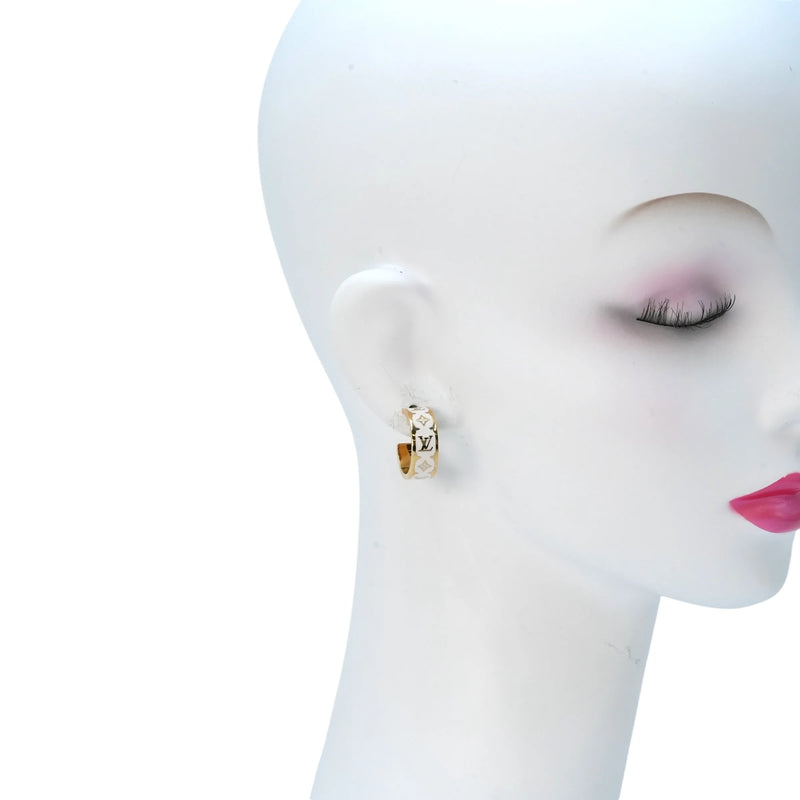 Louis Vuitton Nano Gram Earring - Enamel