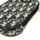 Christian Dior Montaigne Phone Case Chain Wallet - Navy