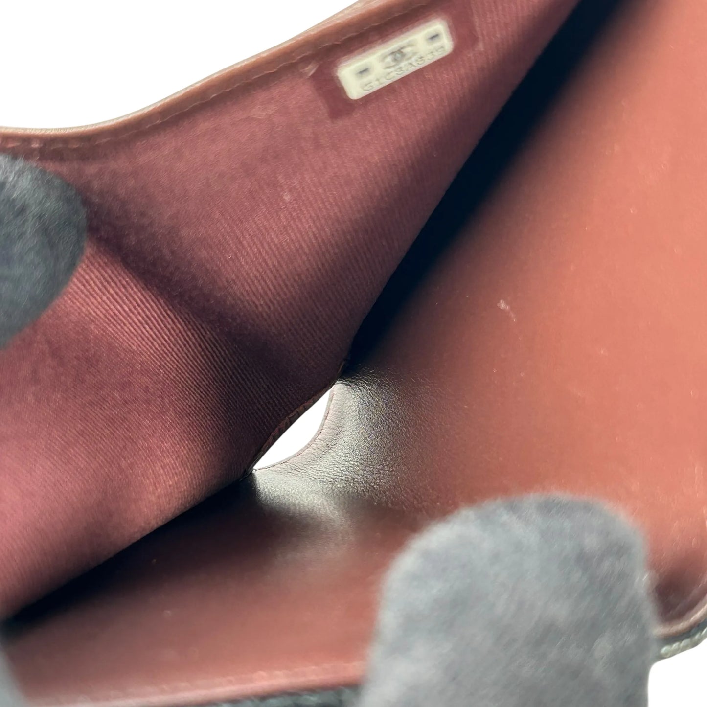 CHANEL Matelassé Caviar Leather Classic Flap Compact Wallet - Black 