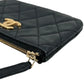CHANEL Caviar Leather Classic Zip Coin Case - Black 