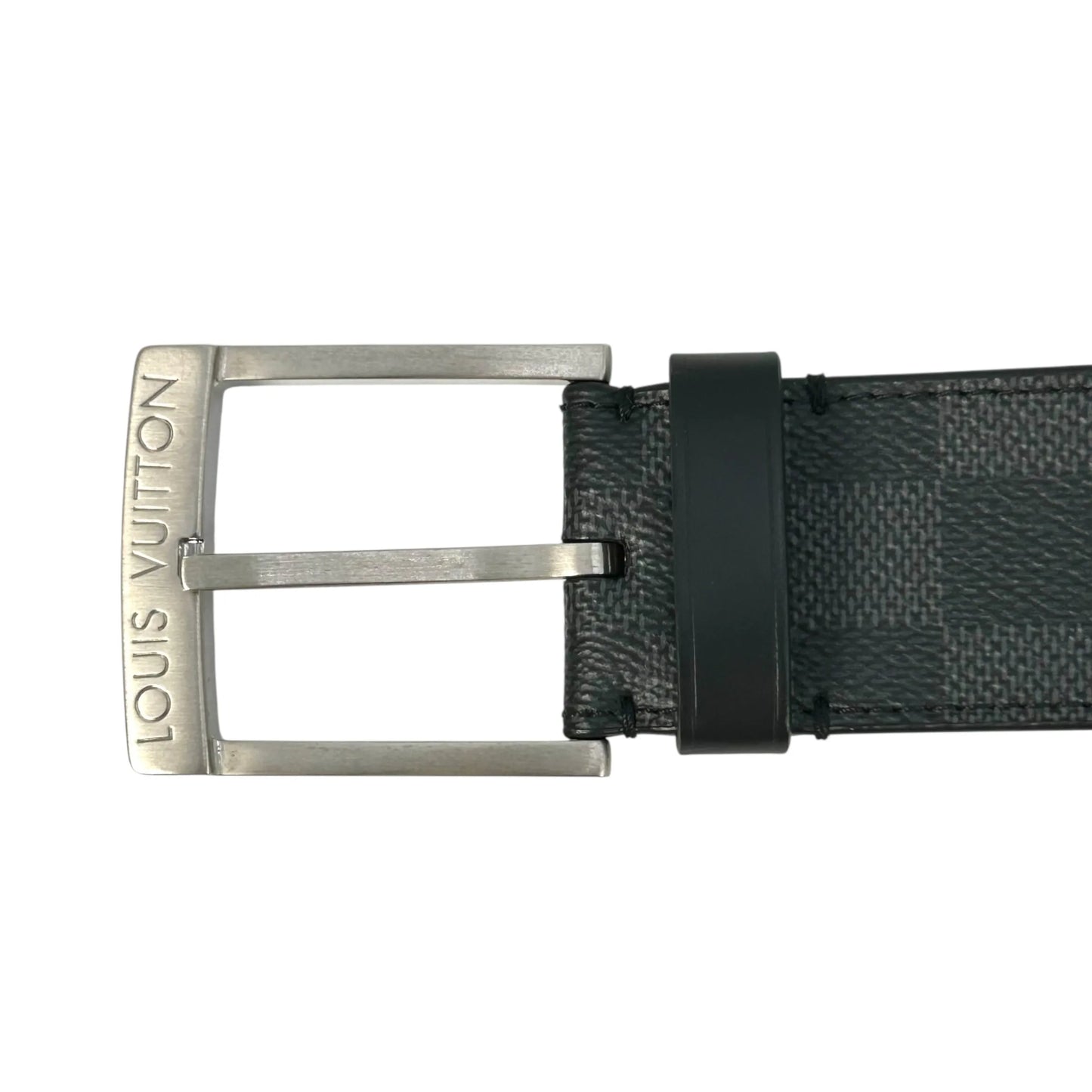 LOUIS VUITTON Damier Graphite Belt - Black