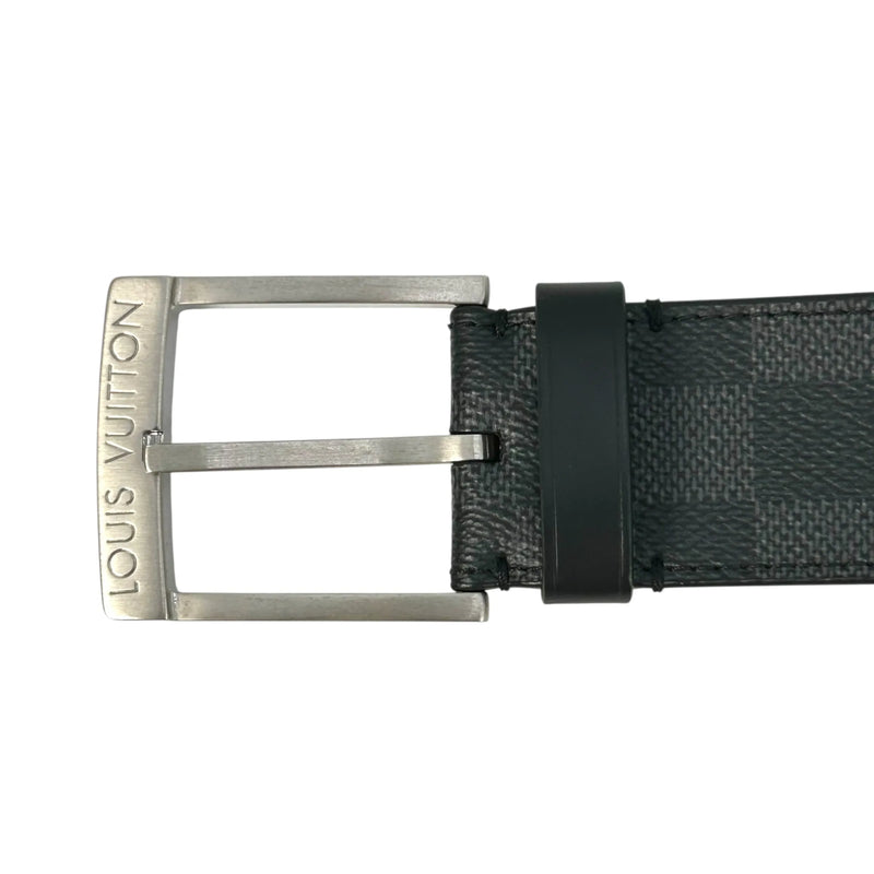 LOUIS VUITTON Damier Graphite Belt - Black