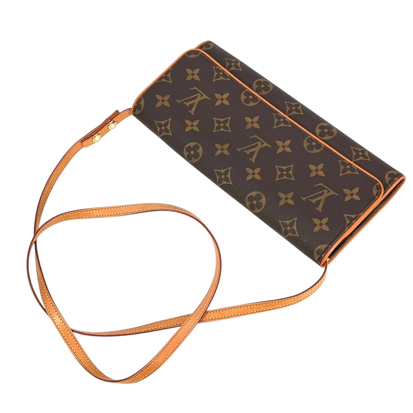 Louis Vuitton モノグラム ポシェット ツインGM モノグラムキャンバス ショルダーバッグ - ブラウン