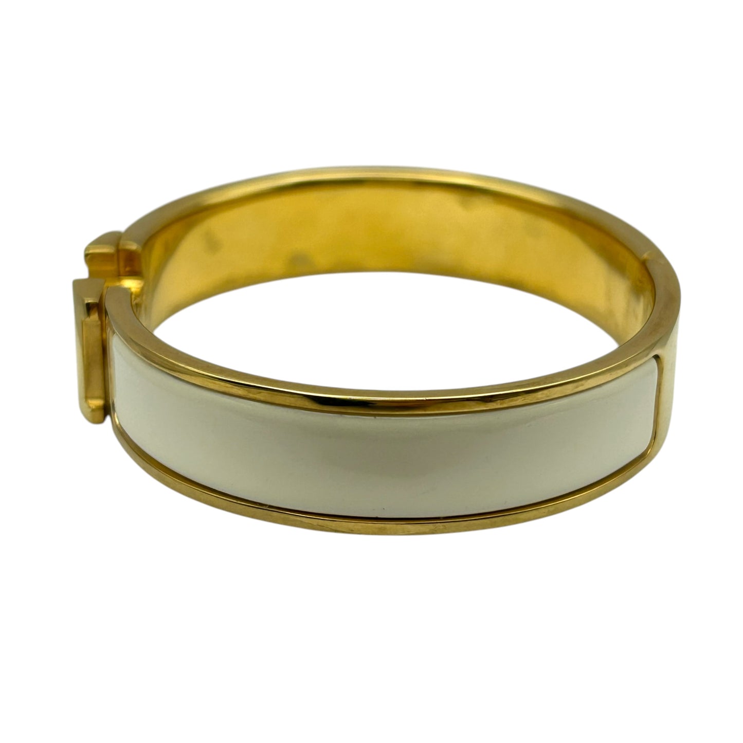 HERMES Clic H Cream Gold