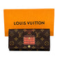 Louis Vuitton Portefeuil Sala Monogram Canvas Long Wallet