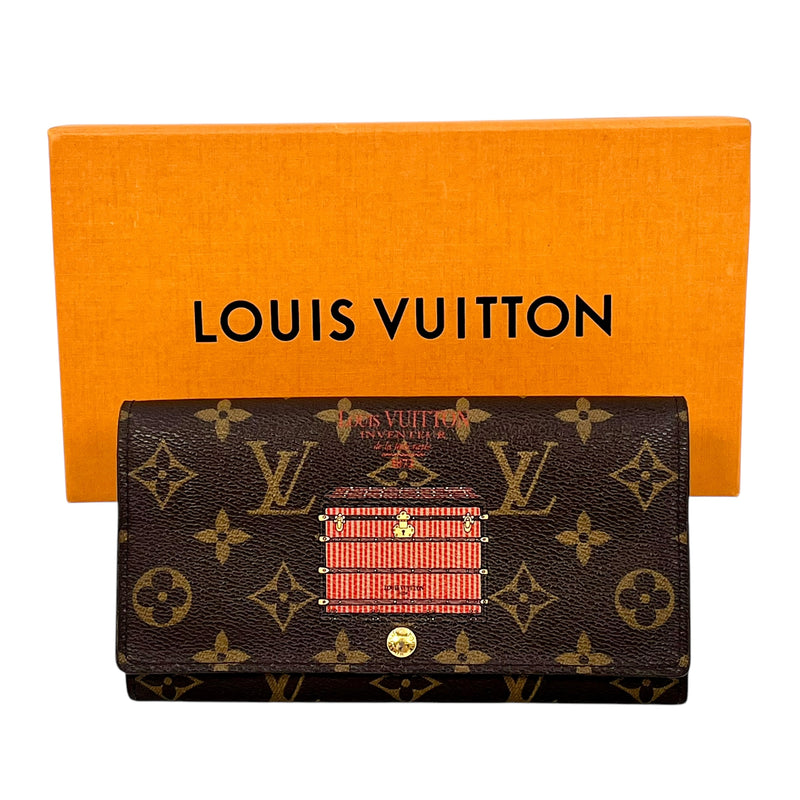 Louis Vuitton Monogram Portefeuil Sala Canvas Long Wallet - Brown