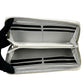 CHANEL Matlass Round Zipper Cocomark Silver