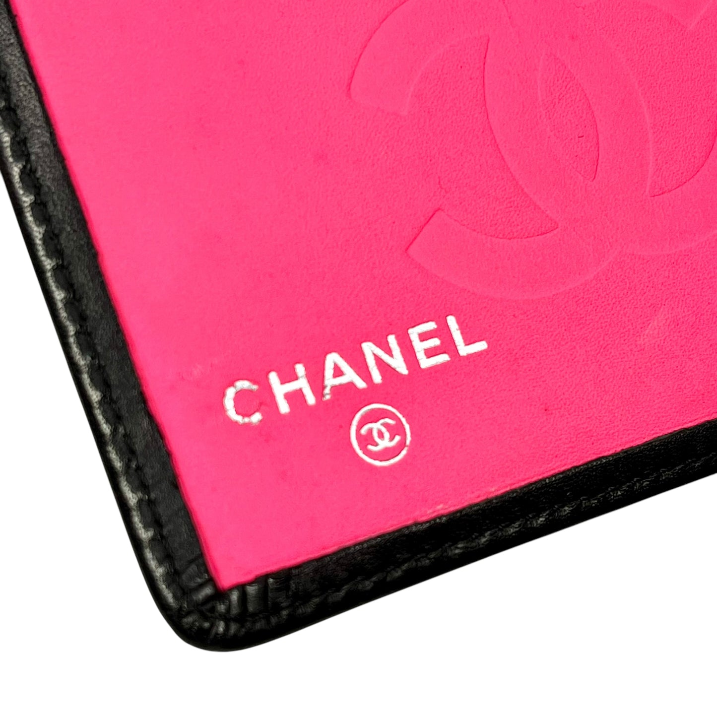 CHANEL Cambon Line Bi-fold long wallet