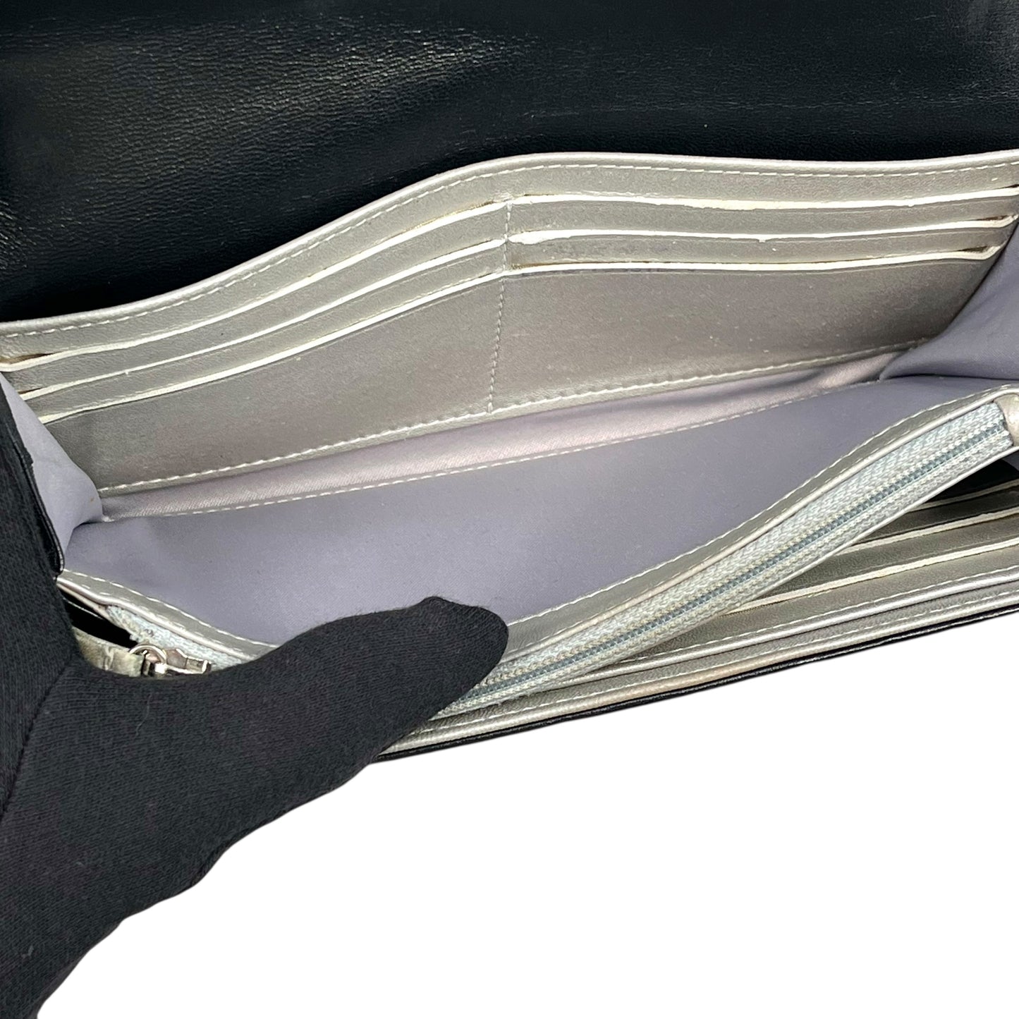 CHANEL Cocomark Camellia long wallet