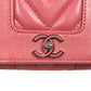 CHANEL Vstich Mademoiselle Tri-fold wallet