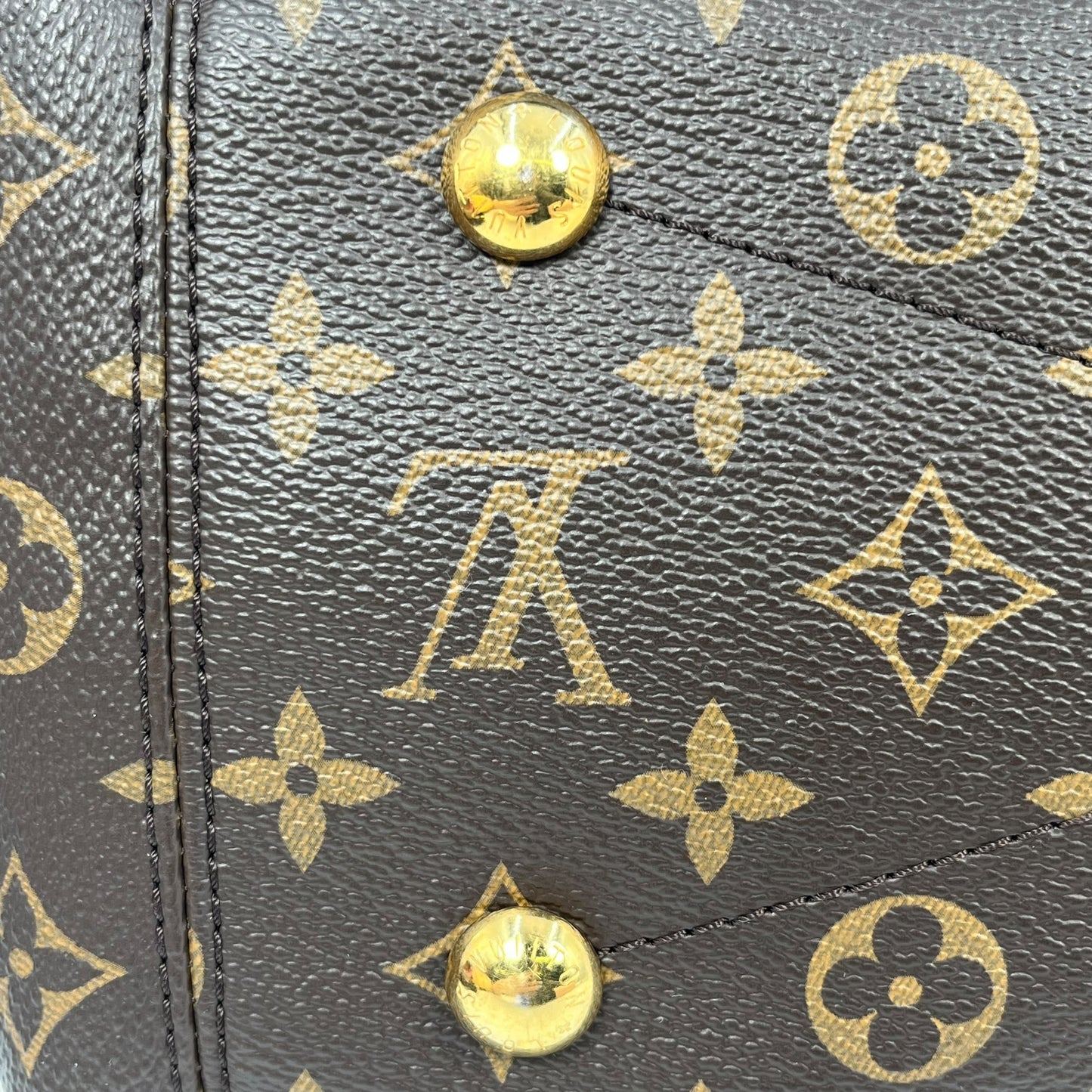 Louis Vuitton Monogram Pallas Safran 2way Hand Bag