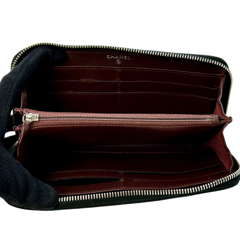 CHANEL Cambon Line Long Wallet - Black
