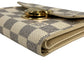 Louis Vuitton Damier Portefeuille Koala Compact Wallet - White
