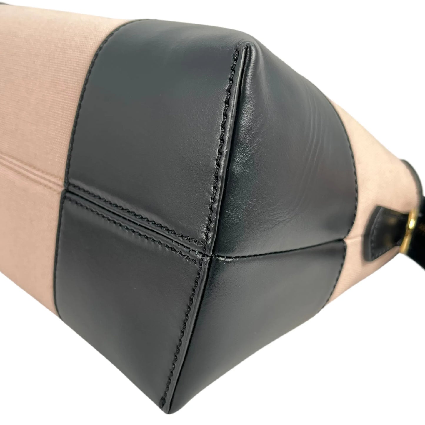 FENDI By The Way Medium Canvas × Leather Hand Bag - Pink