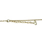 Dior Rhinestone Mini Logo Necklace - Gold Plated