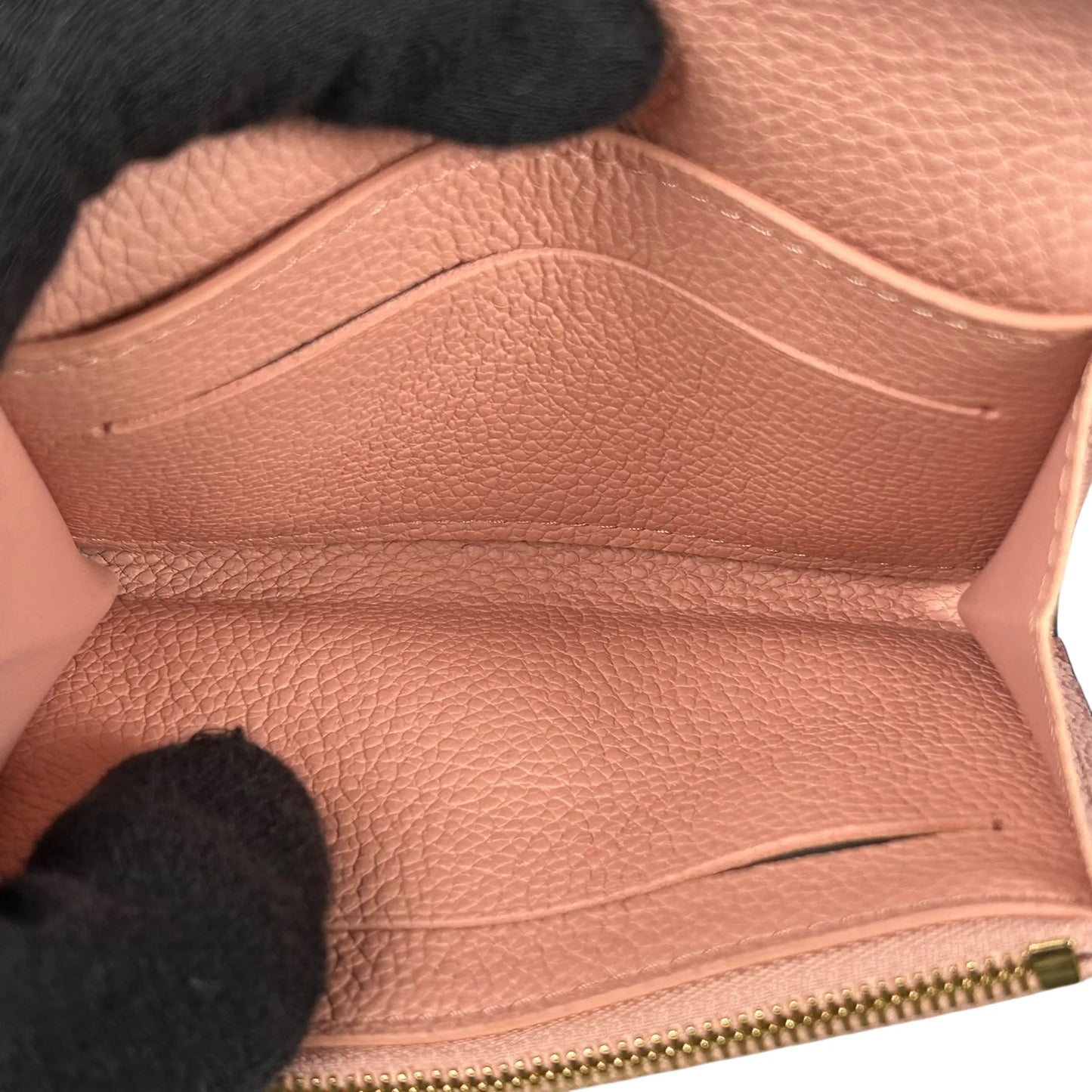 Louis Vuitton Monogram Empreinte Porte Monnaie Rosalie Coin Case - Pink 