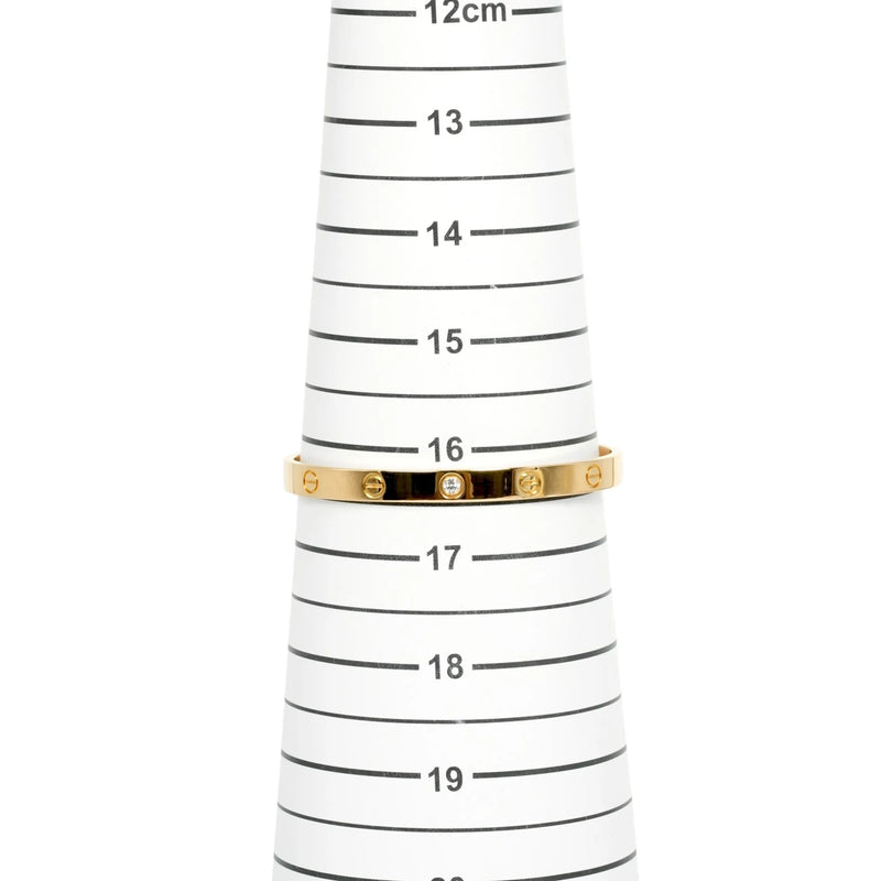 Cartier Love Open Bracelet 1PD Diamond 18KYG Jewelry