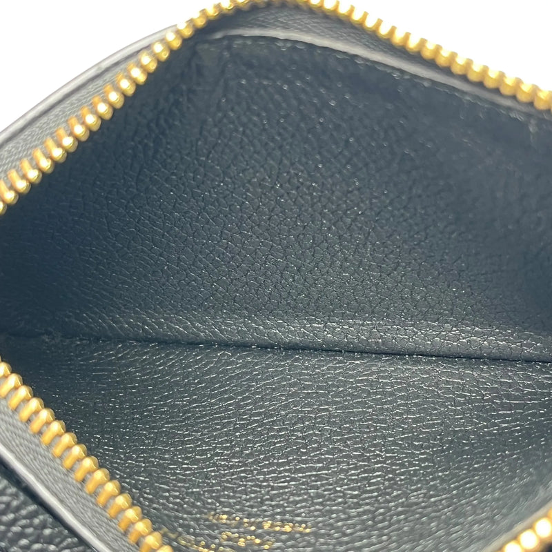 Louis Vuitton Monogram Empreinte Porte Cartes Card Case - Black