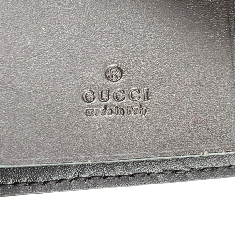 GUCCI Guccissima Key Case - Darkbrown