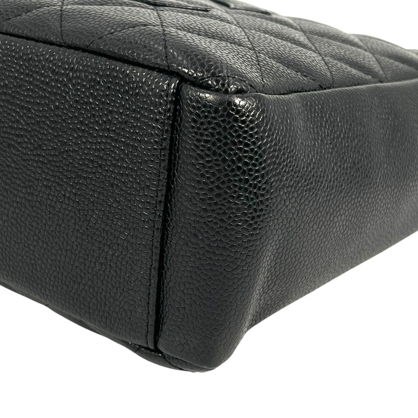 CHANEL Materasse PST Caviarskin Chain Tote Bag - Black