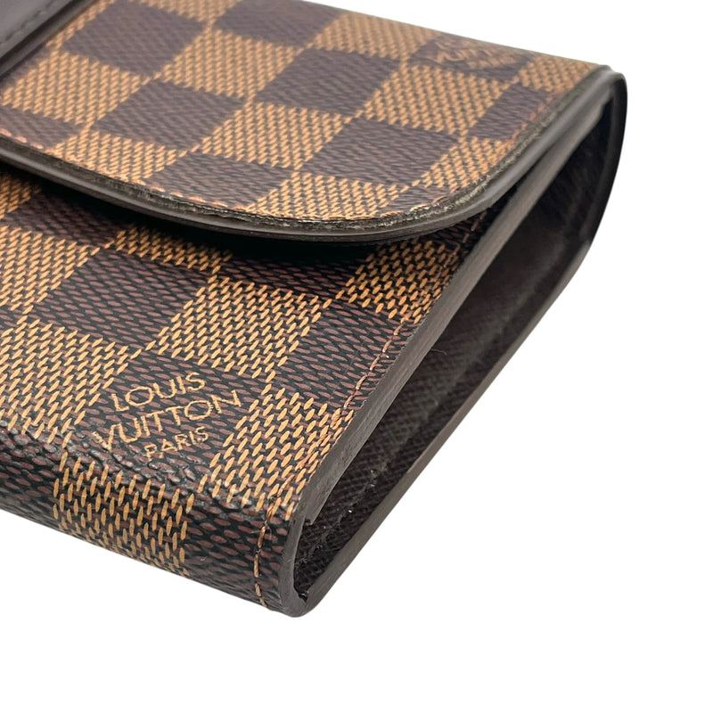 Louis Vuitton Damier Portefeuille Sistina Long Wallet - Brown
