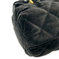 CHANEL Matelasse Boston Velvet Mini Bag Shoulder Bag - Black