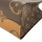 Louis Vuitton Giant Monogram Canvas On The Go PM Hand Bag Shoulder Bag - Brown