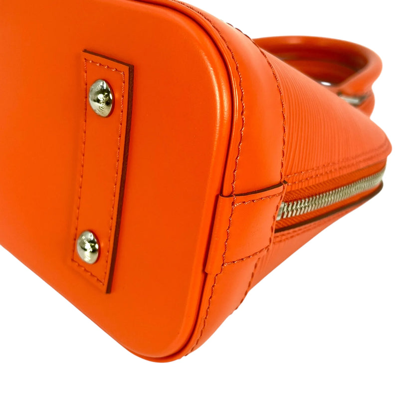 LOUIS VUITTON Alma BB Epi Leather Hand Bag Shoulder Bag - Orange