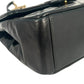 CHANEL Matelasse Top Handle Hand Bag Chain Shoulder Bag - Black