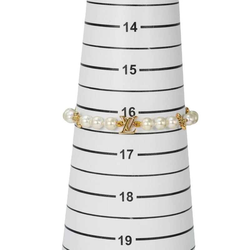 Louis Vuitton My LV Pearl Bracelet - Gold Plated