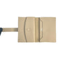 HERMES Bean Mini Business Card Holder Compact Wallet - Beige