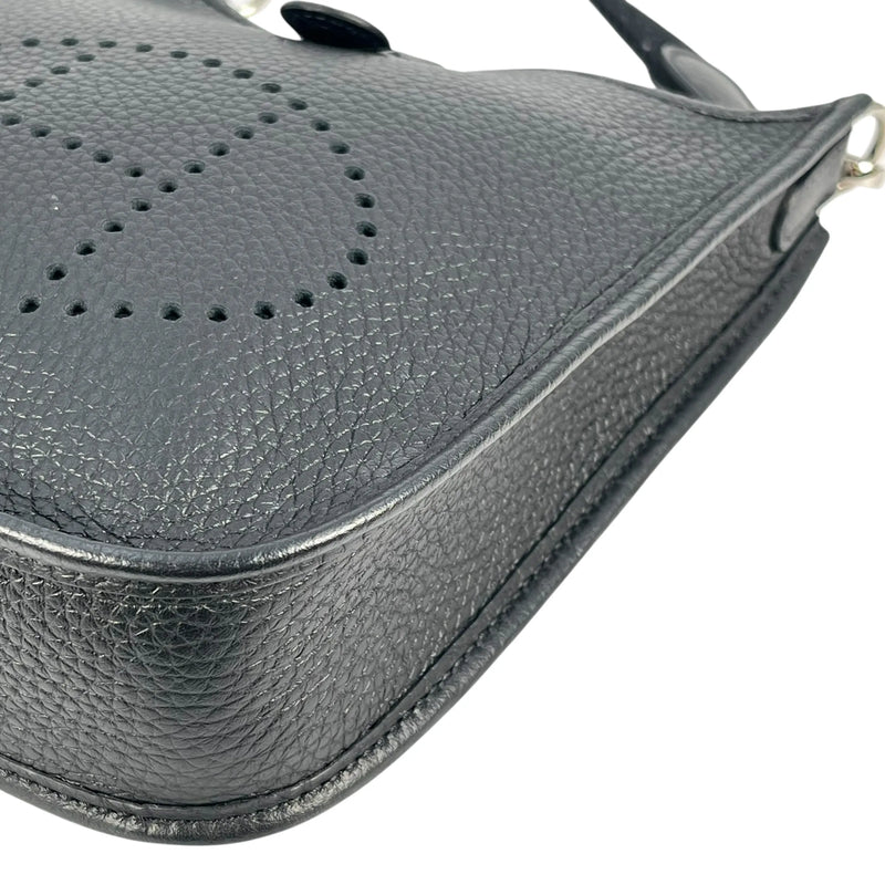 HERMES Evelyne TPM Taurillon Shoulder Bag - Black