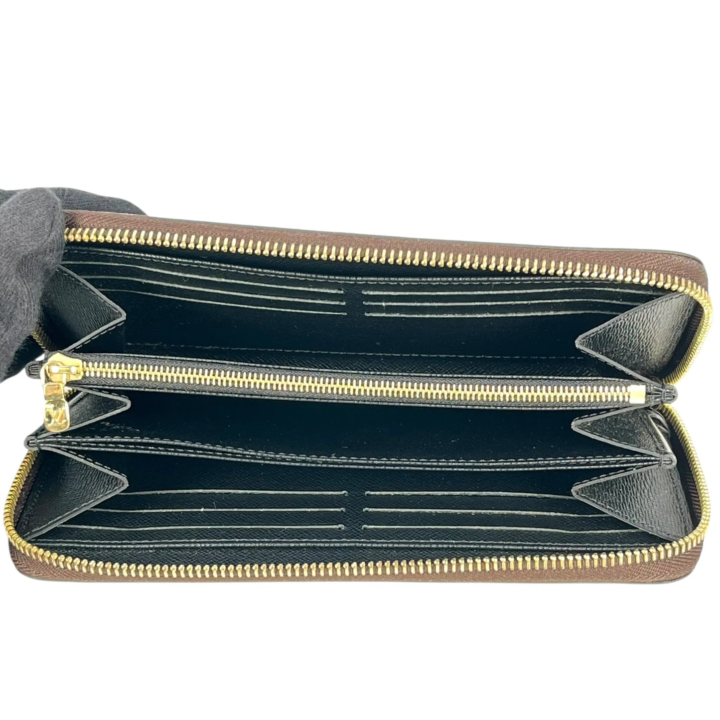 LOUIS VUITTON Monogram Reverse Zippy Long Wallet - Brown