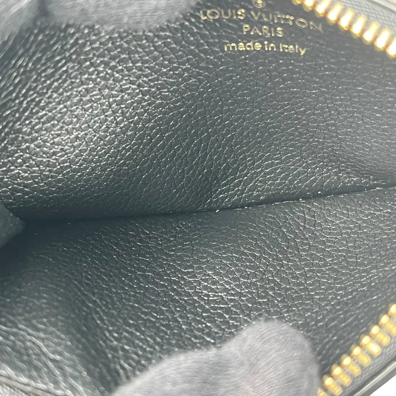LOUIS VUITTON Porte Carte Monogram Empreinte Coin Case and Card Case - Black 