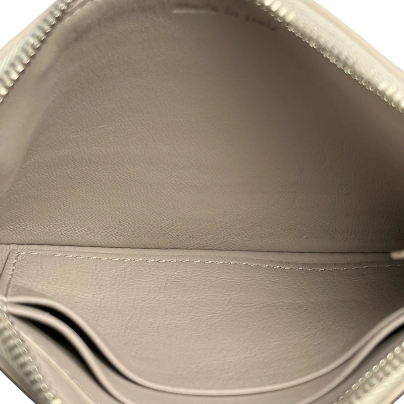 CELINE Two-Tone Key Ring Coin Case - Gray and Blue 